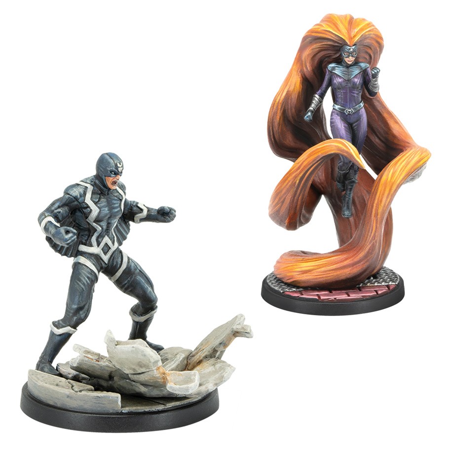 Marvel Crisis Protocol : Black Bolt and Medusa Character Pack
